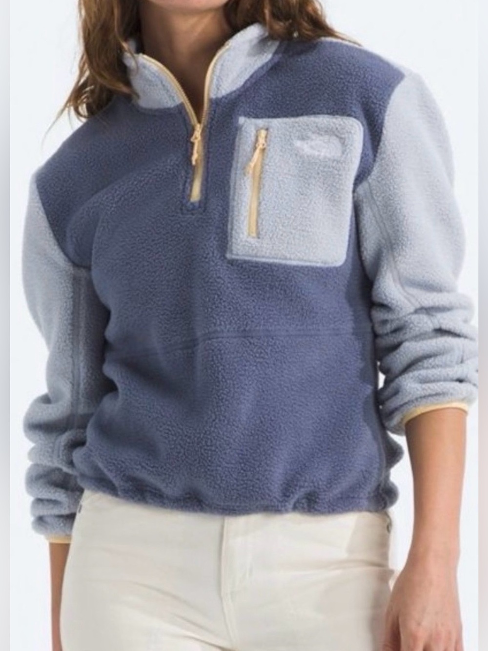 The North Face Women's Yumiori 1/4
Zip Jacket Twilight GIxy/Blu Flx/SIt